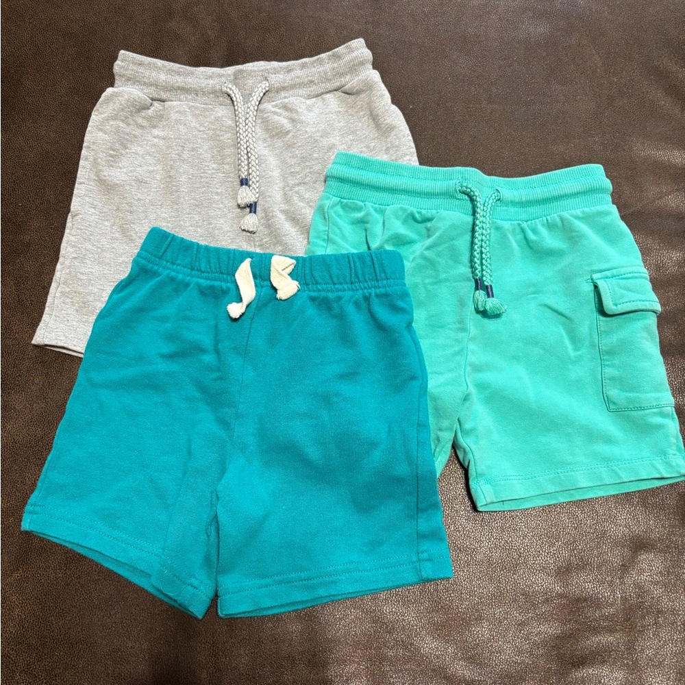 2 Tommy Bahamas ans 1 Children’s Place Kids Casual Shorts Set - Gray, Teal, Mint